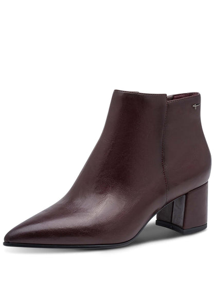Tamaris, stivaletto da donna bordeaux