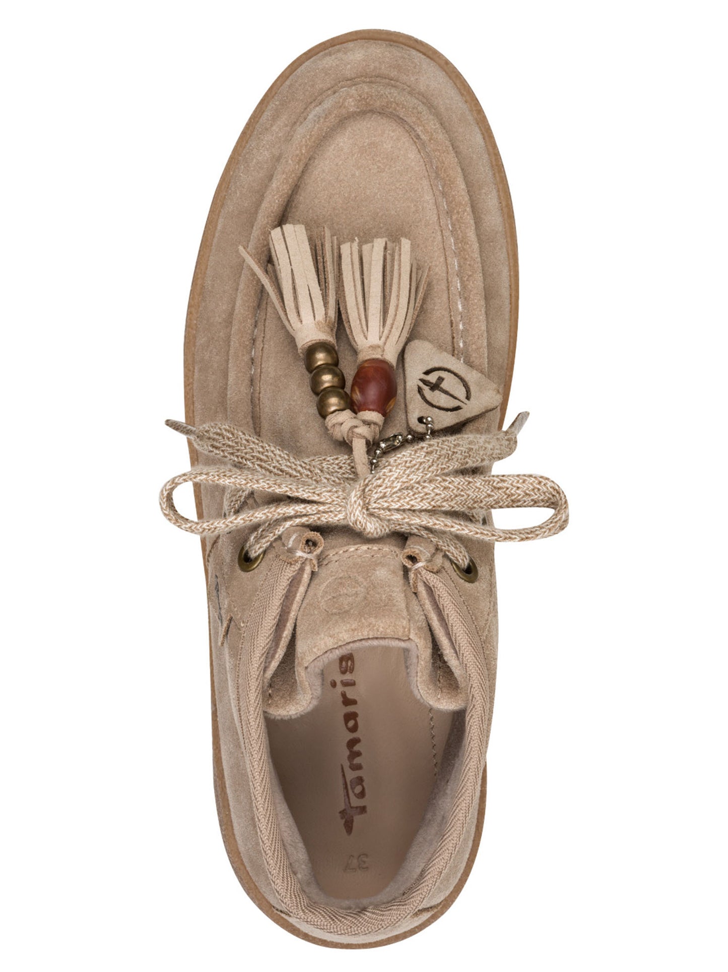 Tamaris 25406, sneakers da donna fango