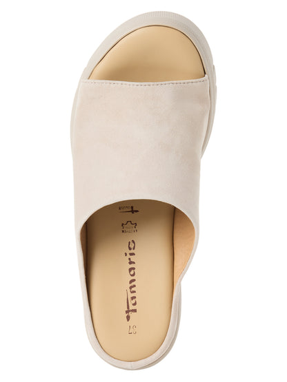 Tamaris sandali mule beige da donna eleganti e confortevoli