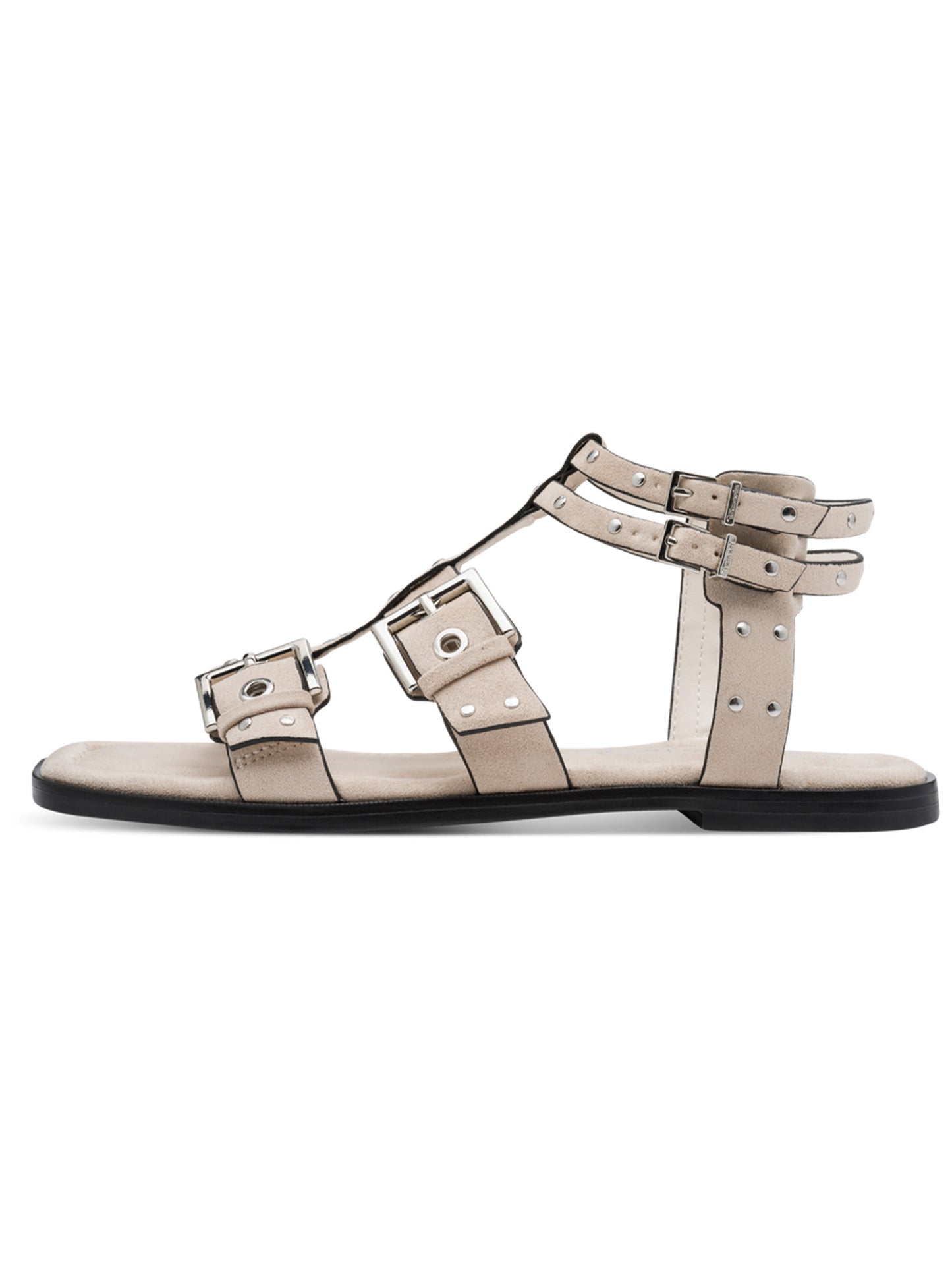 Sandalo Tamaris donna versatile in tono neutro per la primavera-estate