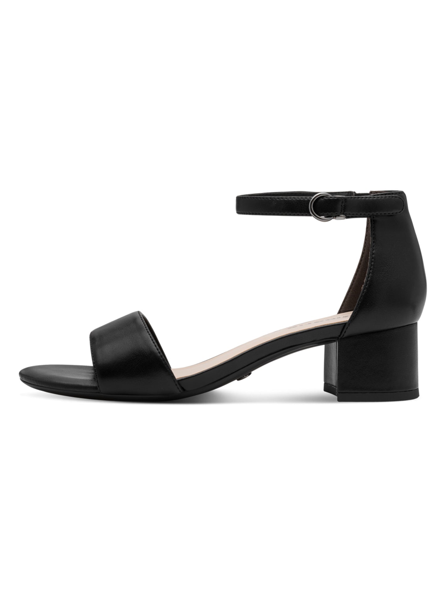 Tamaris sandalo nero donna con tacco medio elegante e versatile