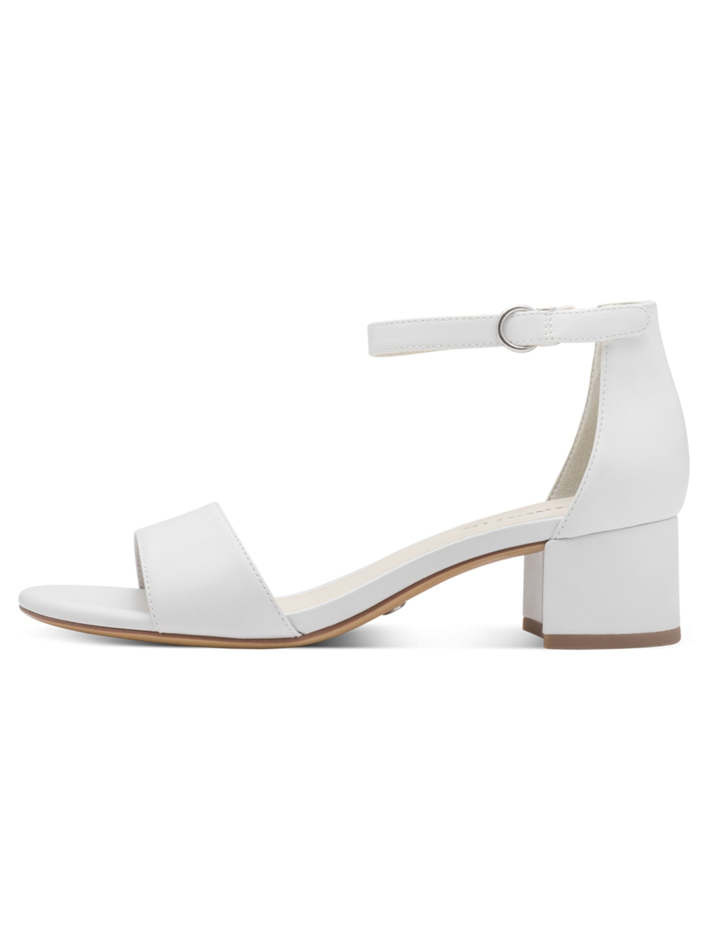 Sandalo Tamaris donna bianco elegante e confortevole con tacco basso
