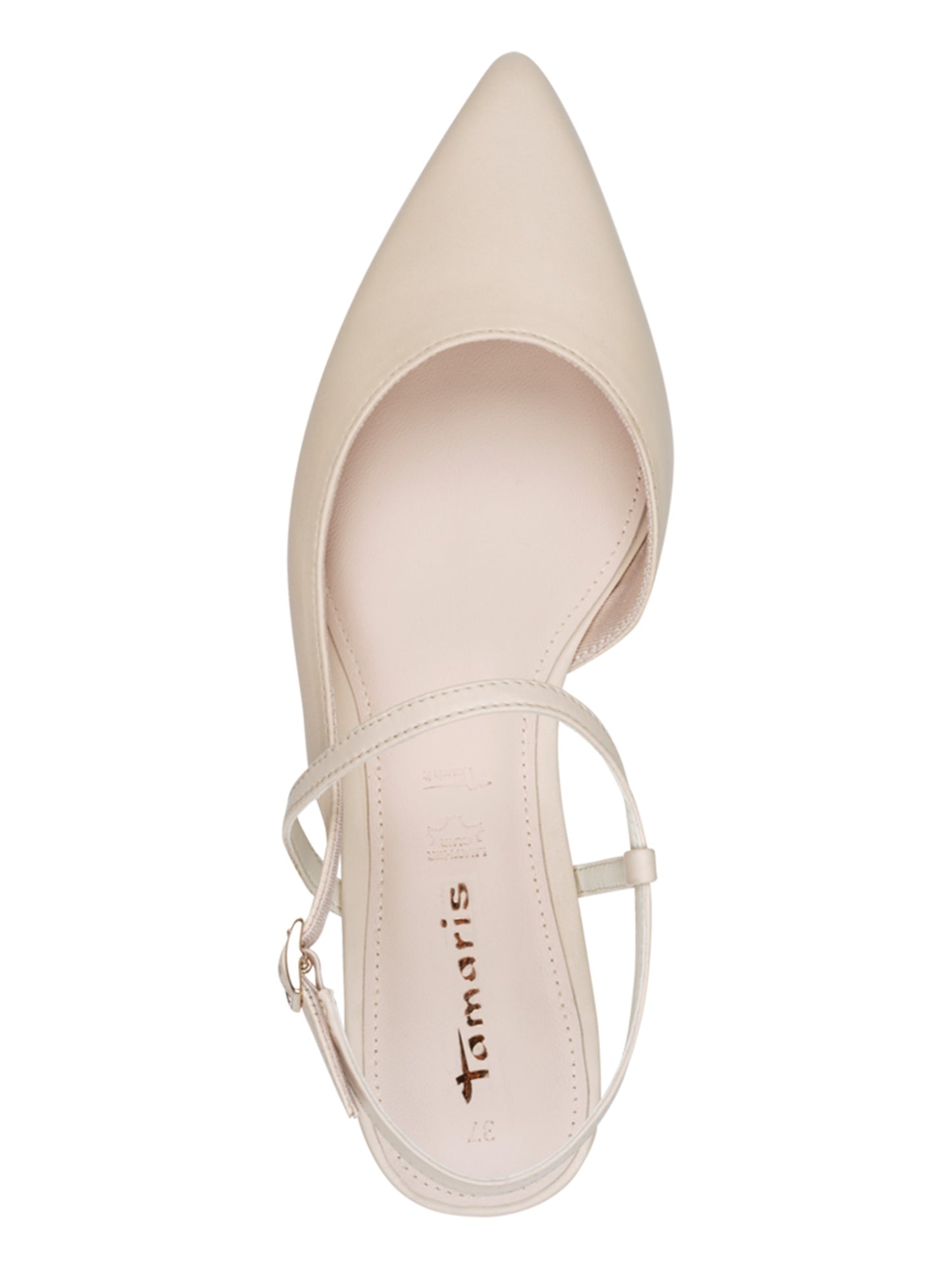 Ballerine Tamaris beige da donna casual e confortevoli in pelle e tessile