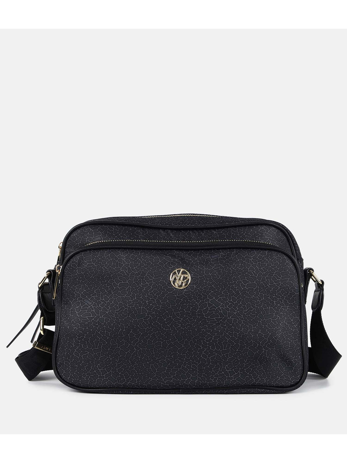 Borsa camera bag donna YNOT? nera in stile urban