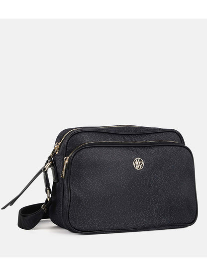 Borsa camera bag donna YNOT? nera in stile urban