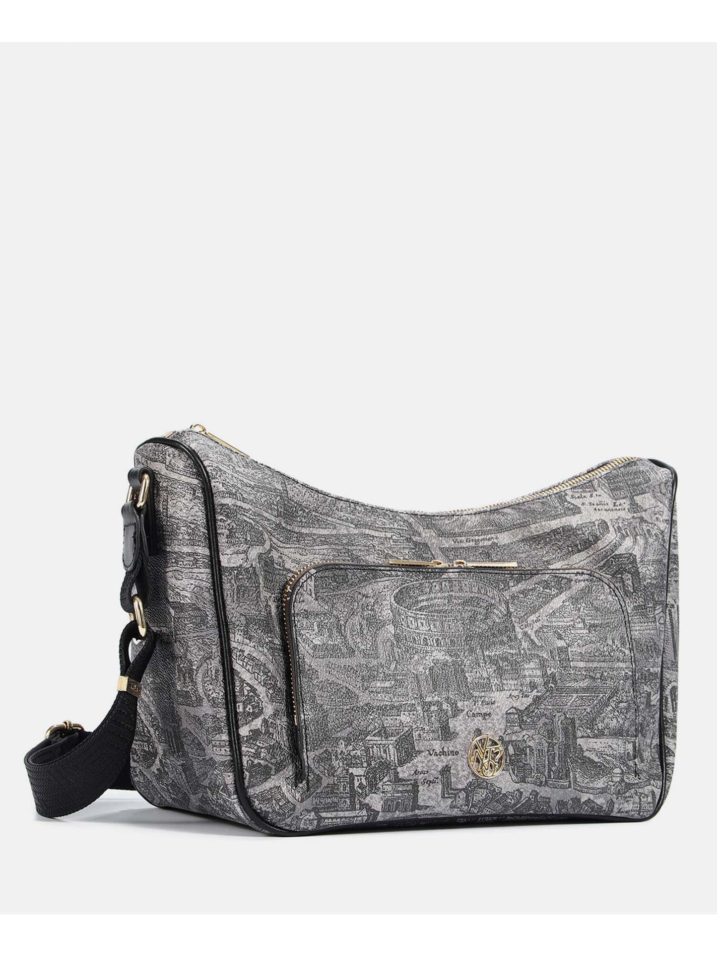 BORSA SHOULDER BAG SMALL YNOT? DA DONNA GRIGIO