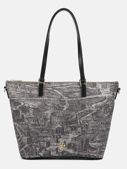 BORSA SHOPPING YNOT? DA DONNA GRIGIO