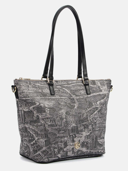 BORSA SHOPPING YNOT? DA DONNA GRIGIO
