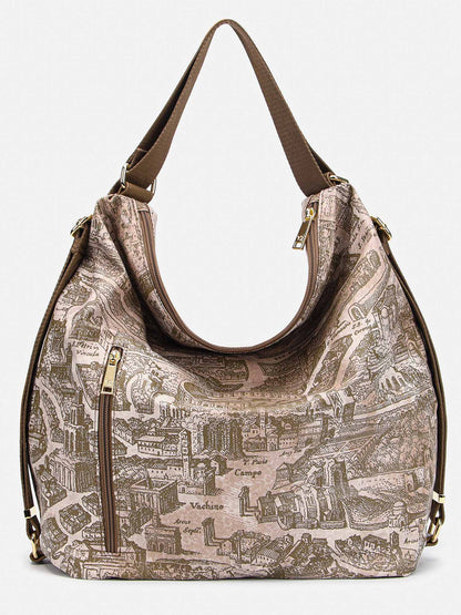 BORSA DOUBLE BAG YNOT? DA DONNA BEIGE