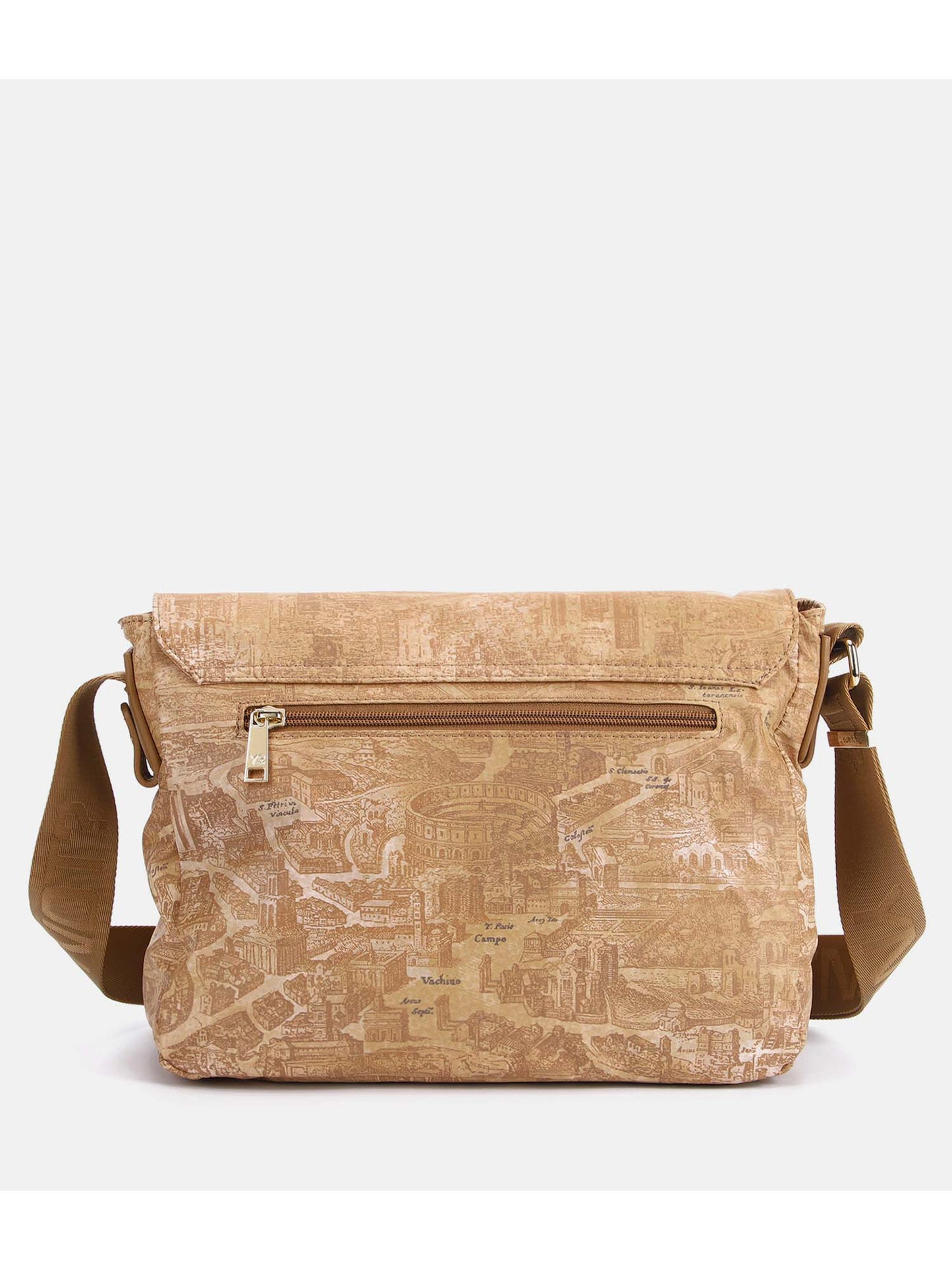 Y Not? Reporter, borsa a tracolla da donna color tan versatile