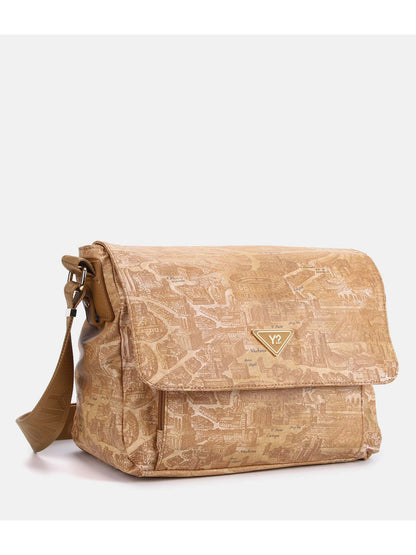 Y Not? Reporter, borsa a tracolla da donna color tan versatile