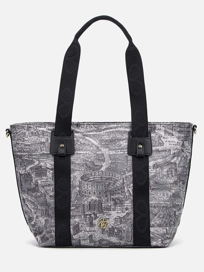 BORSA SHOPPING BAG LARGE YNOT? DA DONNA GRIGIO