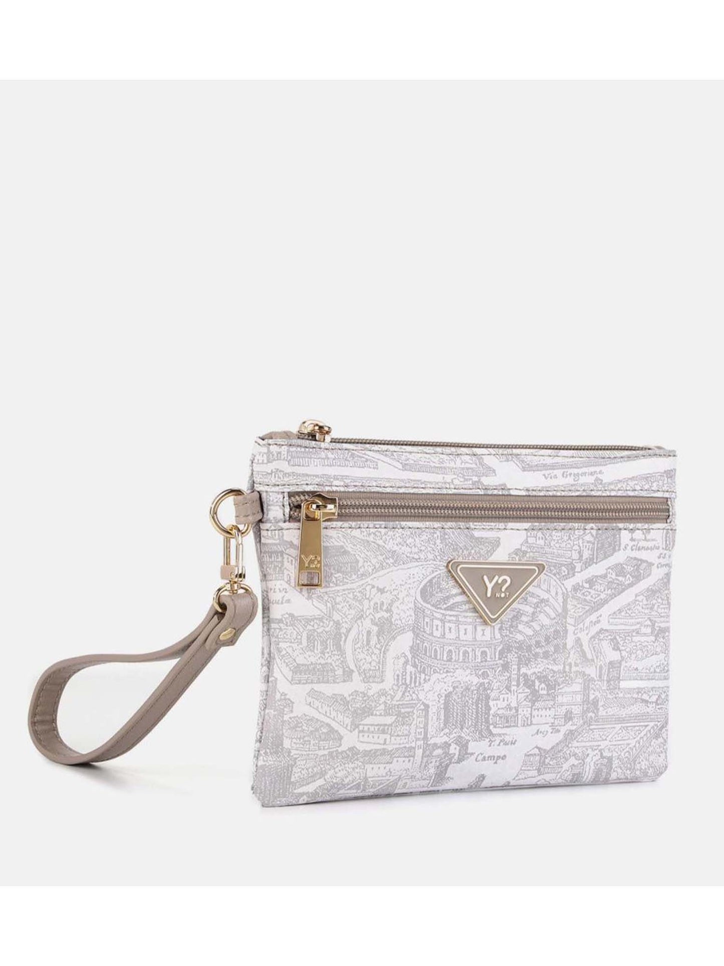 Pochette Y Not? Small da donna in elegante bianco Milk