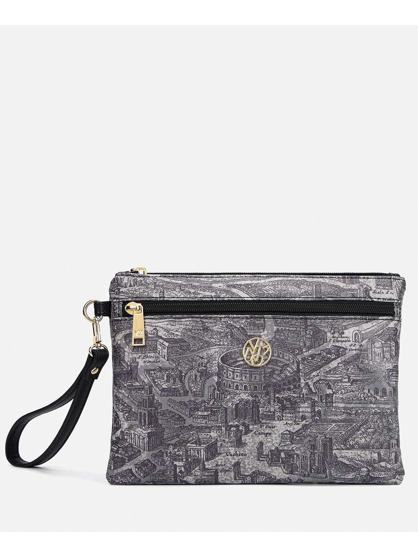PORTATUTTO CON MANICO MEDIO YNOT? DA DONNA GRIGIO