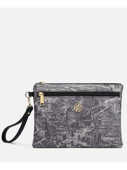 PORTATUTTO CON MANICO MEDIO YNOT? DA DONNA GRIGIO