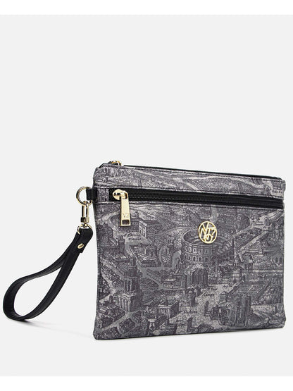 PORTATUTTO CON MANICO MEDIO YNOT? DA DONNA GRIGIO