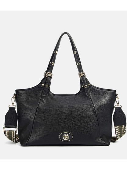 BORSA SHOPPING BAG IN SEMILPELLE YNOT? DA DONNA NERO