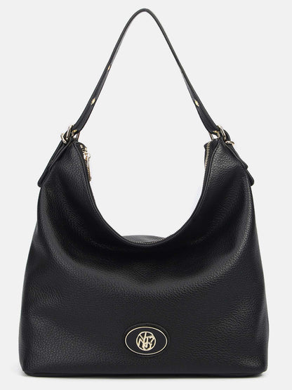 BORSA HOBO BAG MEDIA YNOT? DA DONNA NERO
