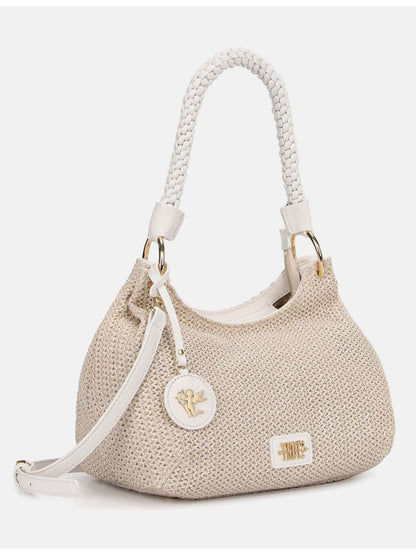 Borsa hobo Malè small beige da donna di Y Not?
