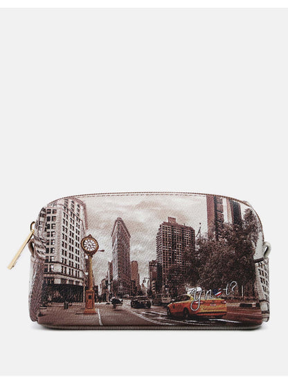 Beauty case piccolo da donna YNOT? dorato elegante