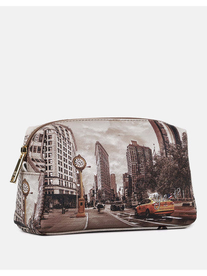 Beauty case medio da donna YNot dorato con zip