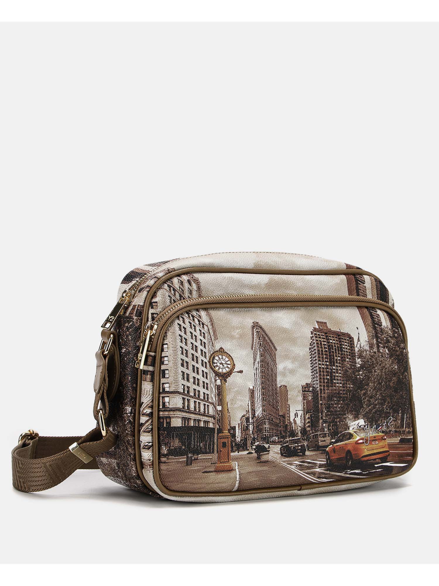 Borsa reporter donna YNOT? modello Golde oro elegante