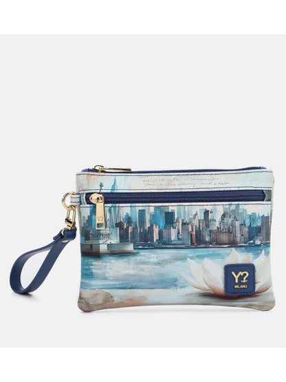 Y Not? Pocket Medium, pochette donna blu versatile e funzionale