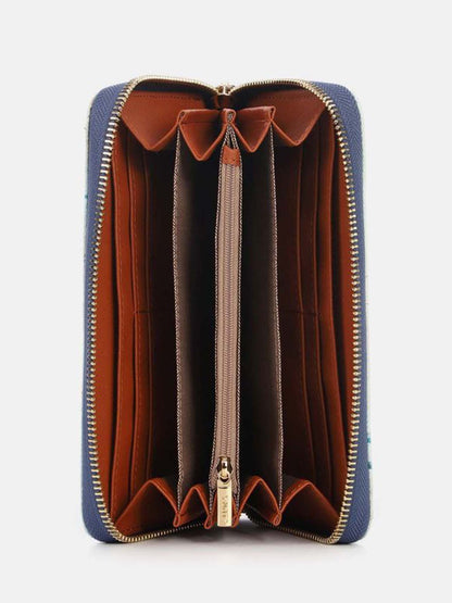Portafoglio donna Y Not? modello Liber blu elegante e funzionale
