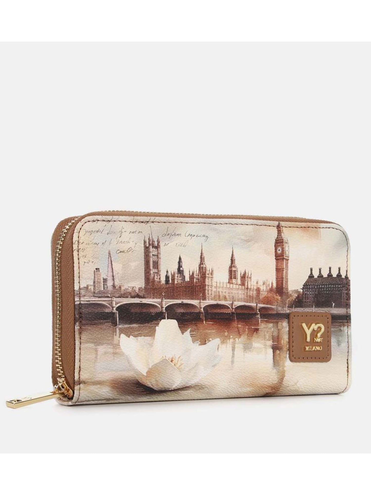 Portafoglio donna Y Not? Yes361S6 Londo colore fango