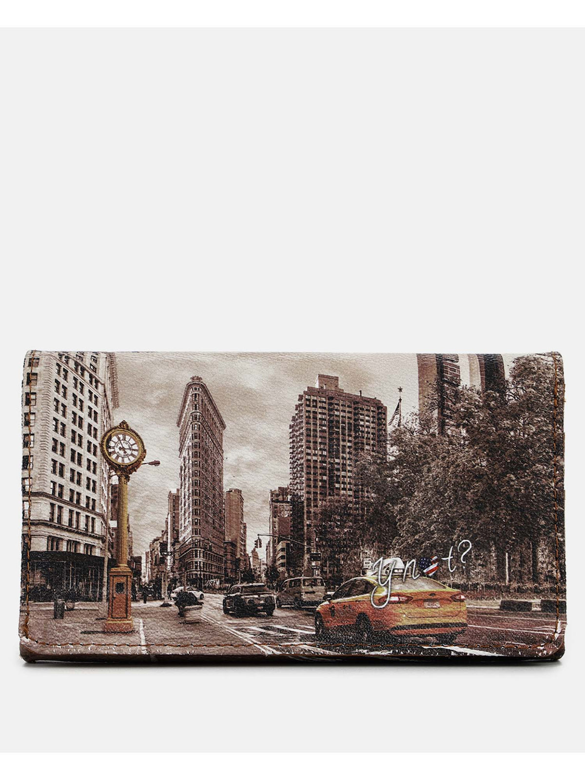 Y-not wallet portafogli da donna marrone