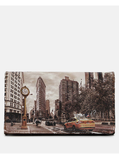 Y-not wallet portafogli da donna marrone