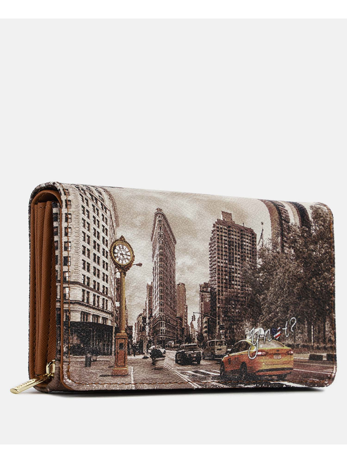 Y-not wallet portafogli da donna marrone