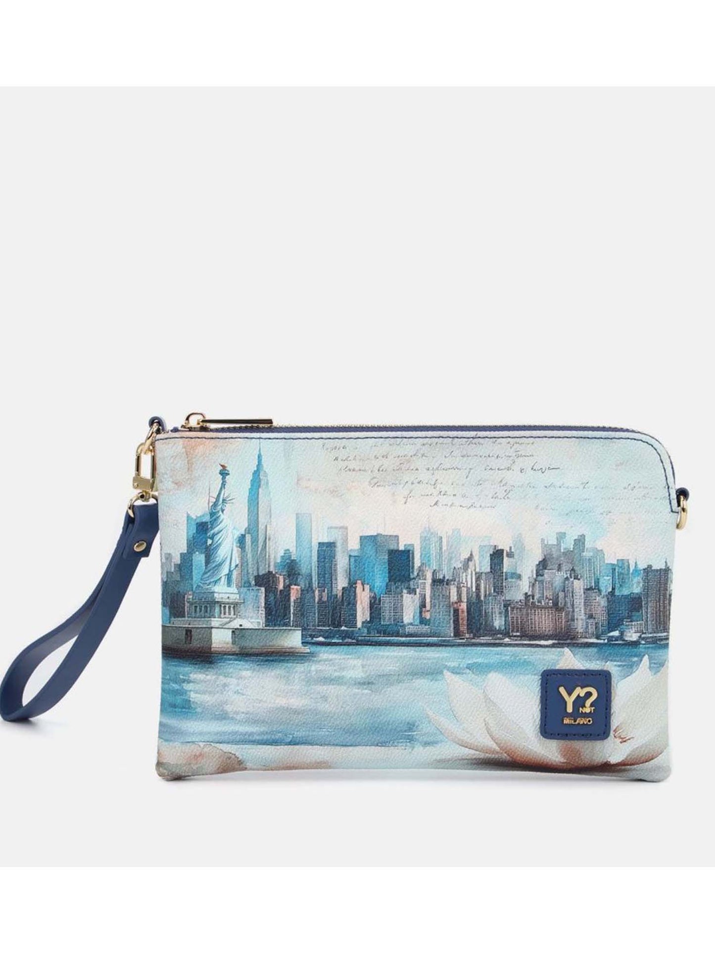 Y Not? Clutch Liber blu da donna, elegante e versatile