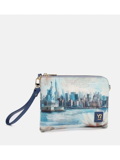 Y Not? Clutch Liber blu da donna, elegante e versatile