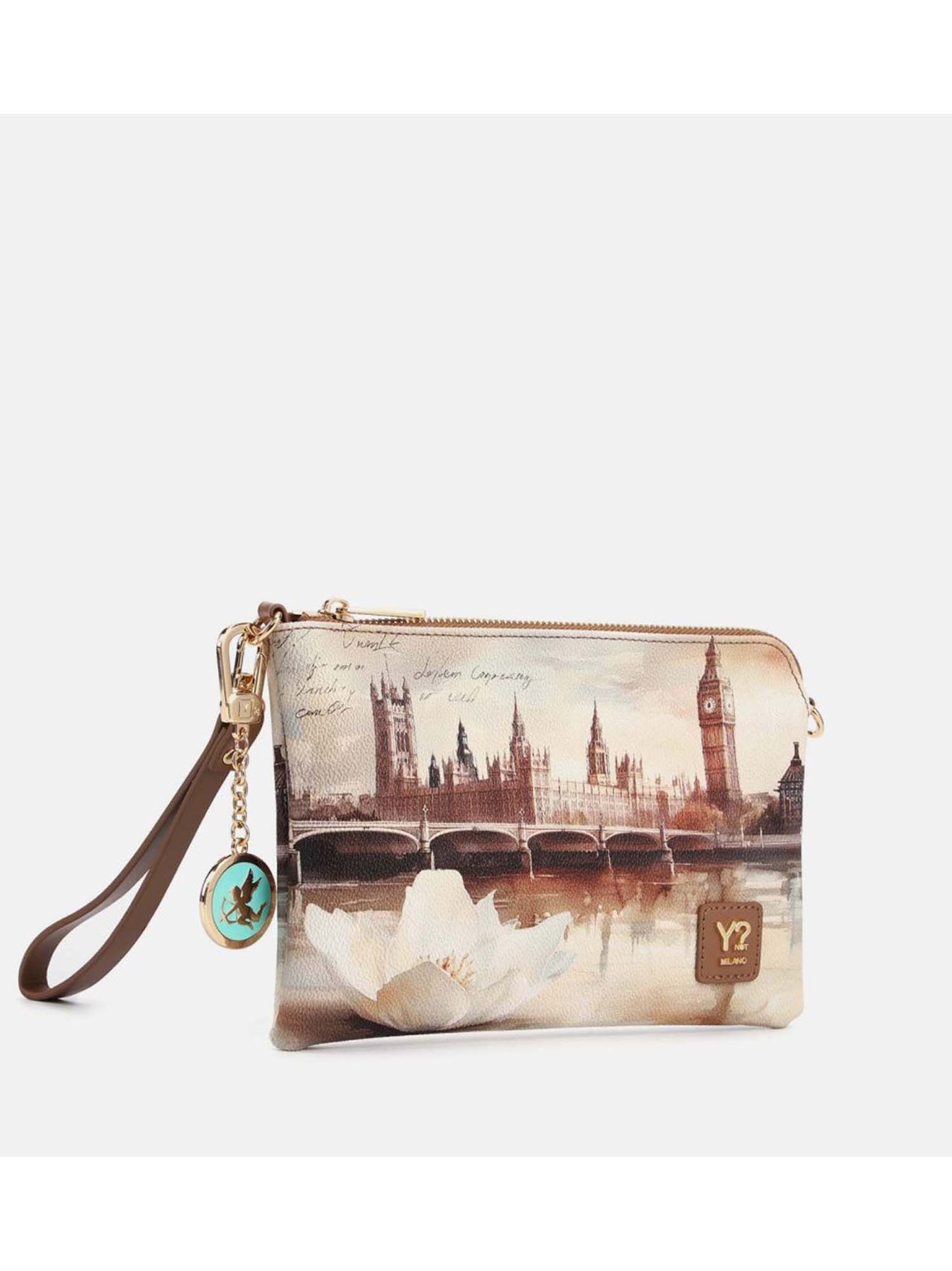 Y Not? Clutch Londo in fango, accessorio elegante da donna