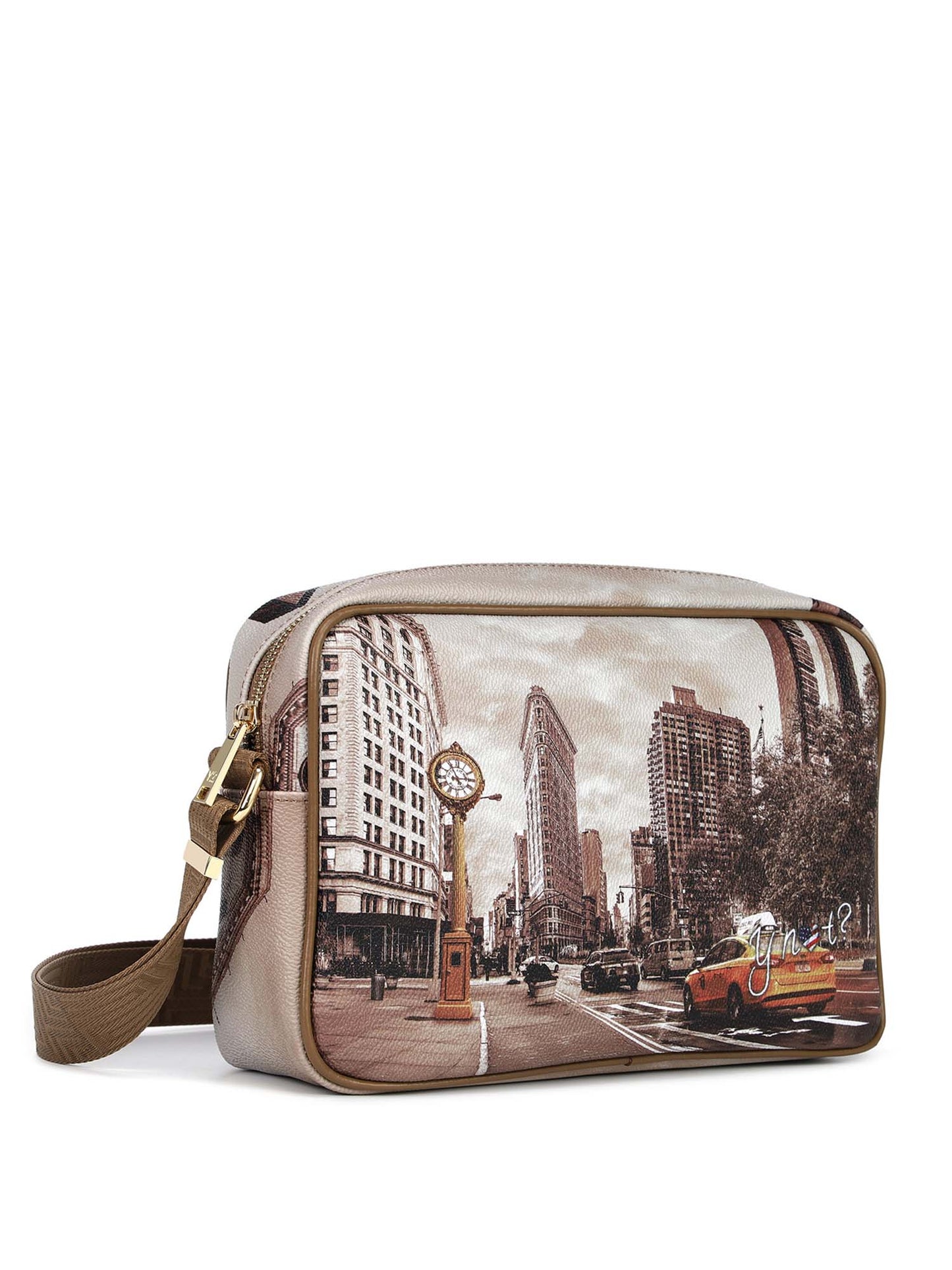 Borsa camera bag media donna dorata YNot in pelle