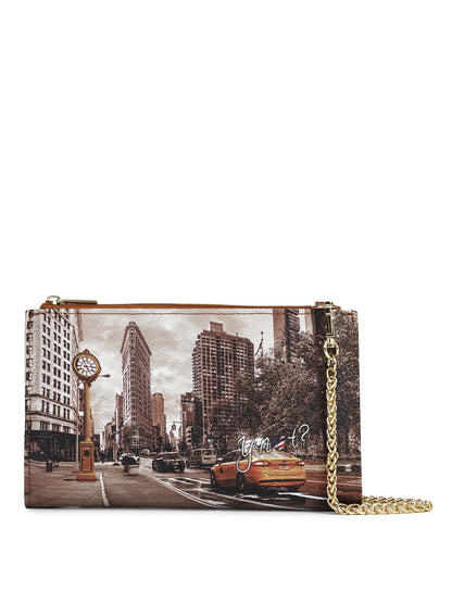 Y-not wallet bag portafogli da donna marrone