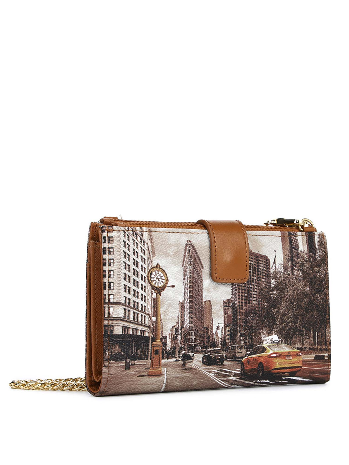 Y-not wallet bag portafogli da donna marrone