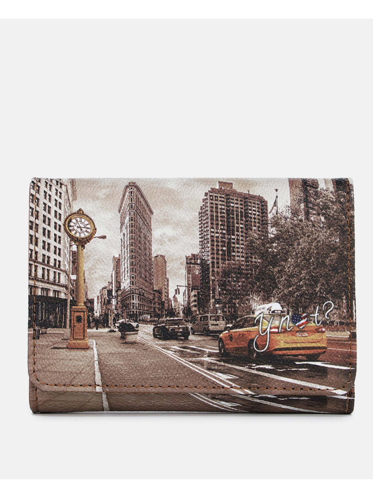 Y-not wallet portafogli da donna marrone