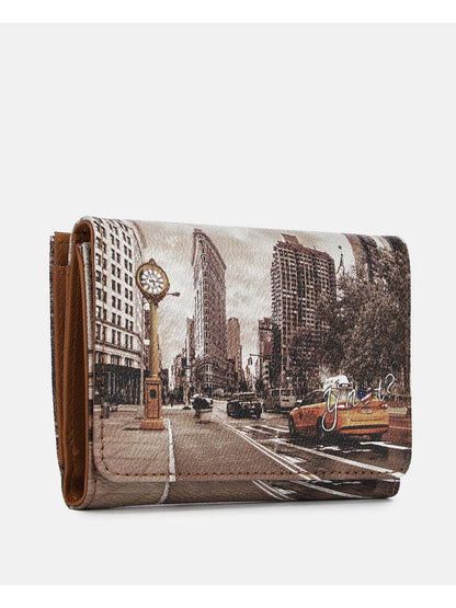 Y-not wallet portafogli da donna marrone