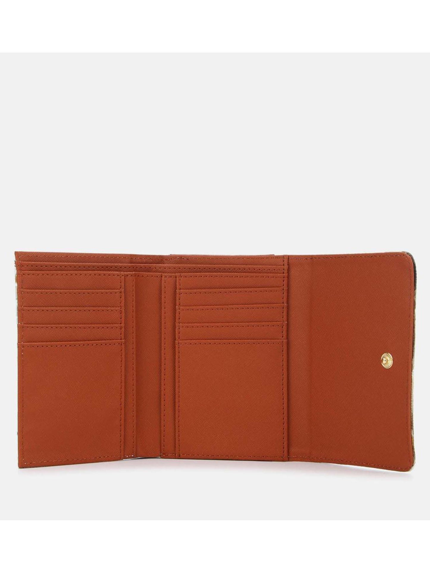 Portafoglio donna Y Not? Yes546S6 Londo in elegante color fango