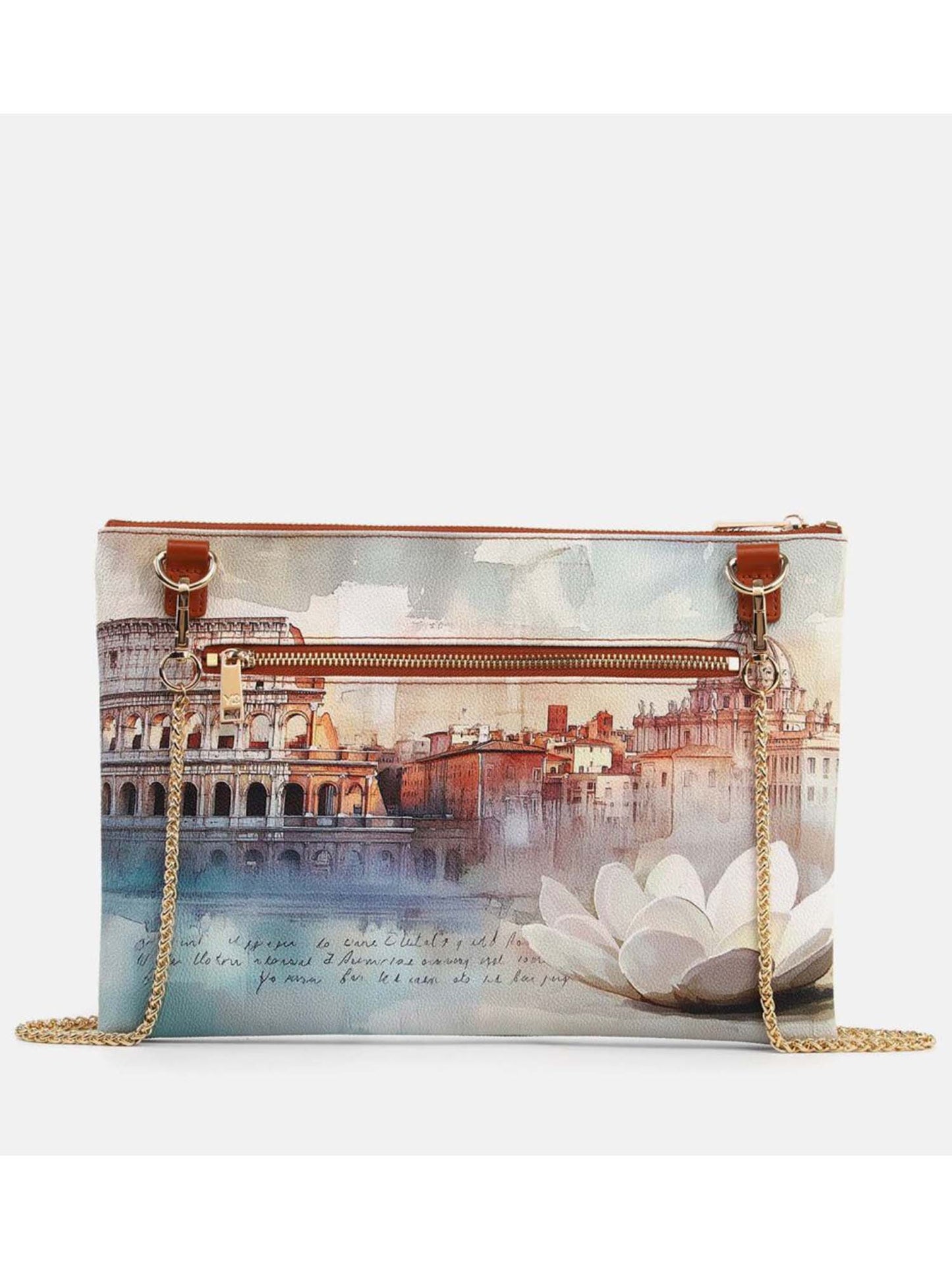 Clutch Y Not? Yes605S6 Rome marrone elegante da donna