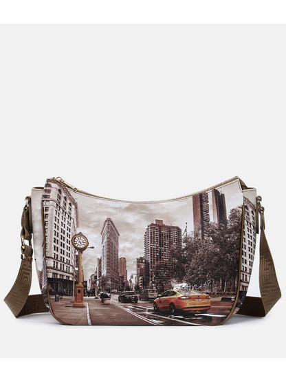 Borsa hobo bag media donna dorata YNOT? elegante
