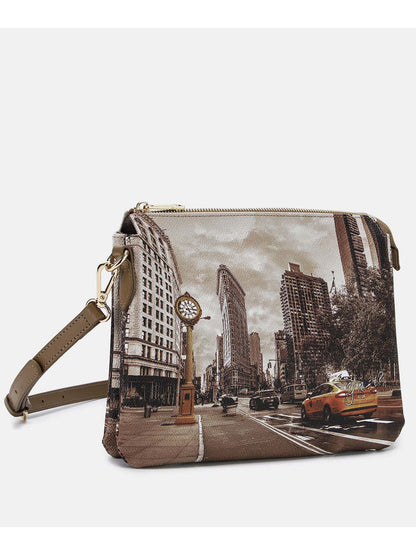Borsa shoulder bag donna dorata YNOT? elegante e trendy