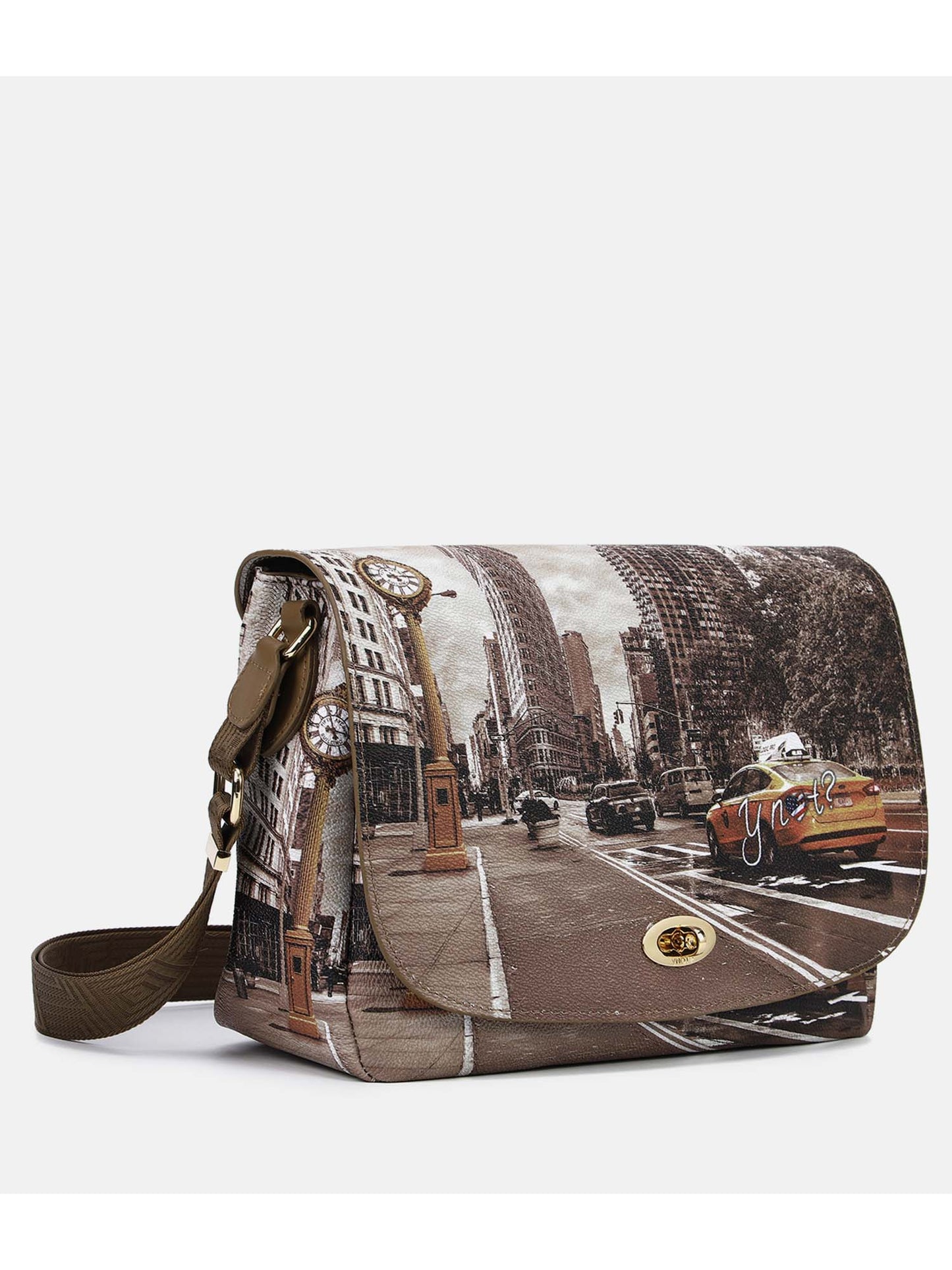 BORSA FLAP BAG LARGE YNOT? DA DONNA GOLDE