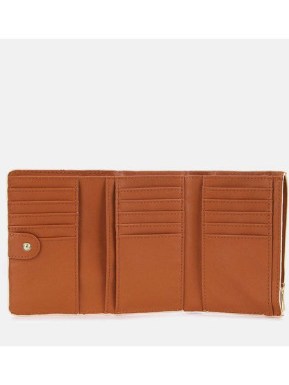 Portafoglio Y Not? da donna color crema, elegante e funzionale