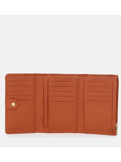 Portafoglio donna Y Not? Yes Bag stampa Roma marrone