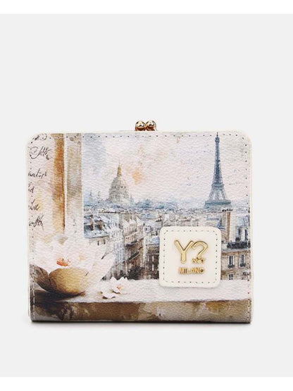 Y Not? portafoglio modello Paris da donna bianco elegante