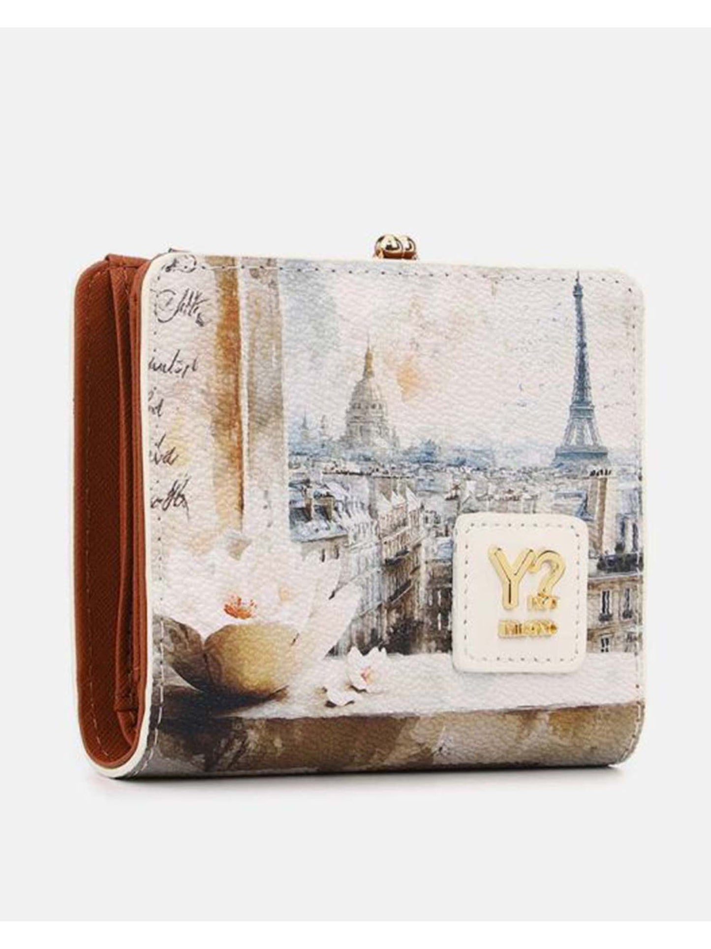 Y Not? portafoglio modello Paris da donna bianco elegante