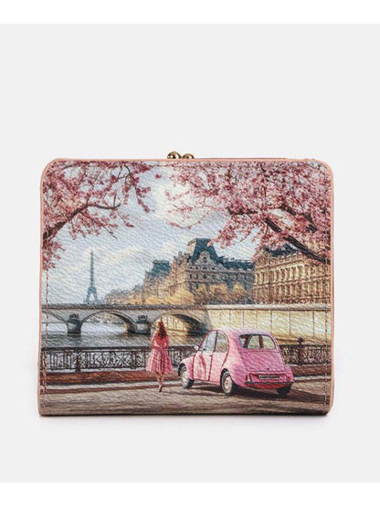 Portafoglio donna Y Not? Yes656S6 rosa elegante e funzionale